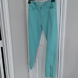 Stylish Turquoise Women's Pants